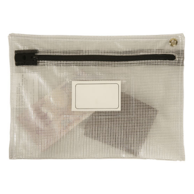 Cash Bags on Security Bags   Flat Bag   Long Edge Zip   See Through